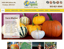 Tablet Screenshot of bellaorganic.com